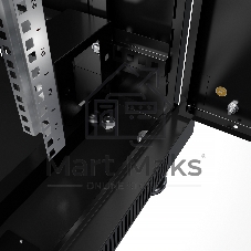 Шкаф серверный напольный Cabeus ND-05C-42U80/120-BK IP20, 42U, 2055х800х1200 мм (ВхШхГ), дверь: перфорация, боковая панель: сплошная, разборный, чёрный