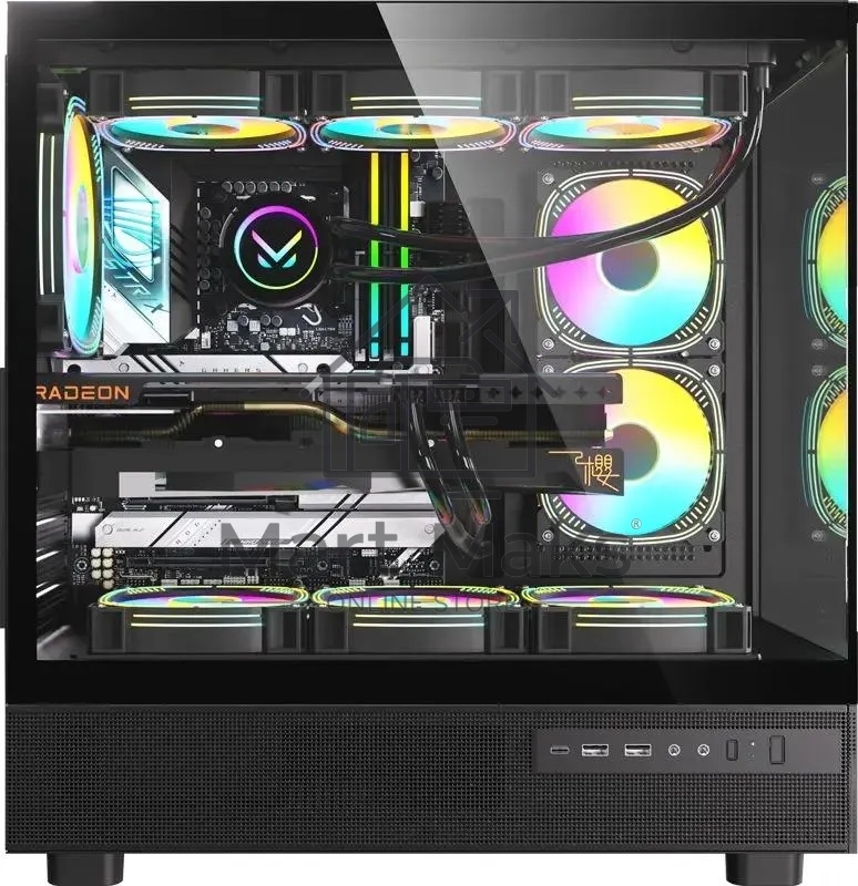 Компьютерный корпус AeroCool / Formula Crystal Z8 черный без БП ATX 9x120mm 7x140mm 1xUSB2.0 1xUSB3.0 1xUSB3.1 audio bott PSU