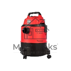 Строительный пылесос Einhell TC-VC 1825 (2342430) красный, 1250 Вт, уборка сухая/влажная, пылесборник мешок/контейнер, 25 л