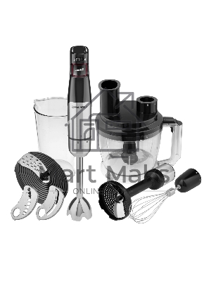 Блендер погружной Maunfeld MF-123SB PRO черный, 1000 Вт