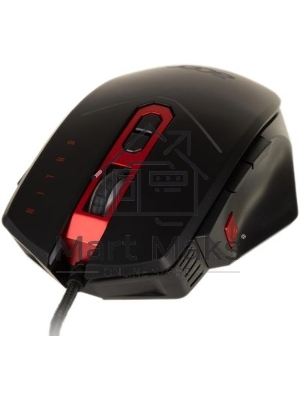 Мышь проводная Acer Nitro NMW120 черный/красный, 4200dpi, USB, кнопки - 8