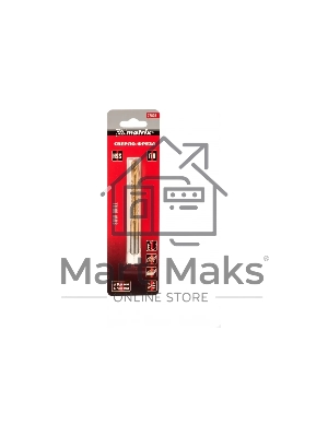 Сверло-фреза Matrix, 8 мм, универсальное, нитридтитановое покрытие, цилиндрический хвостовик