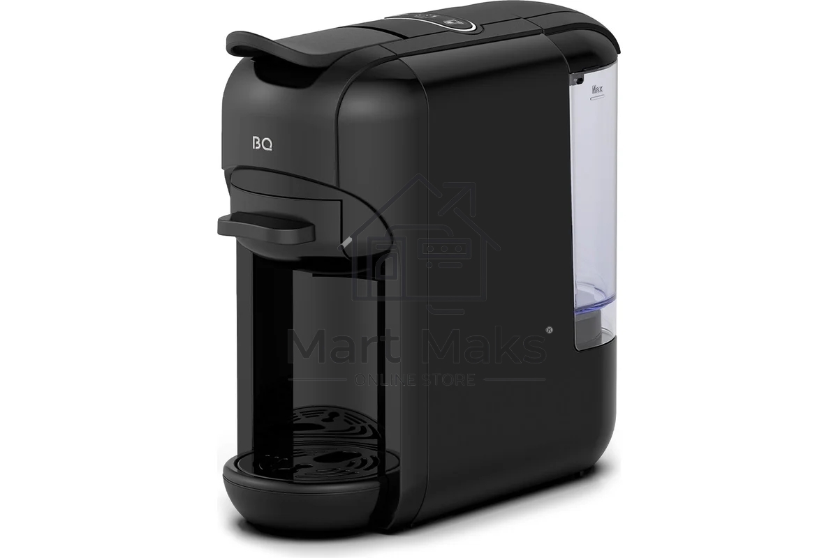 Кофеварка комбинированная BQ CM3000 черный, исп. кофе - молотый, капсулы Nespresso/Dolce Gusto, 0.6 л, 1450 Вт, 19 Бар.