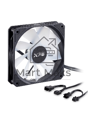 Вентилятор для корпуса ADATA XPG VENTO R 120 ARGB PWM черный, 120 мм, 1600 об/мин, 32 дБ, 4 pin