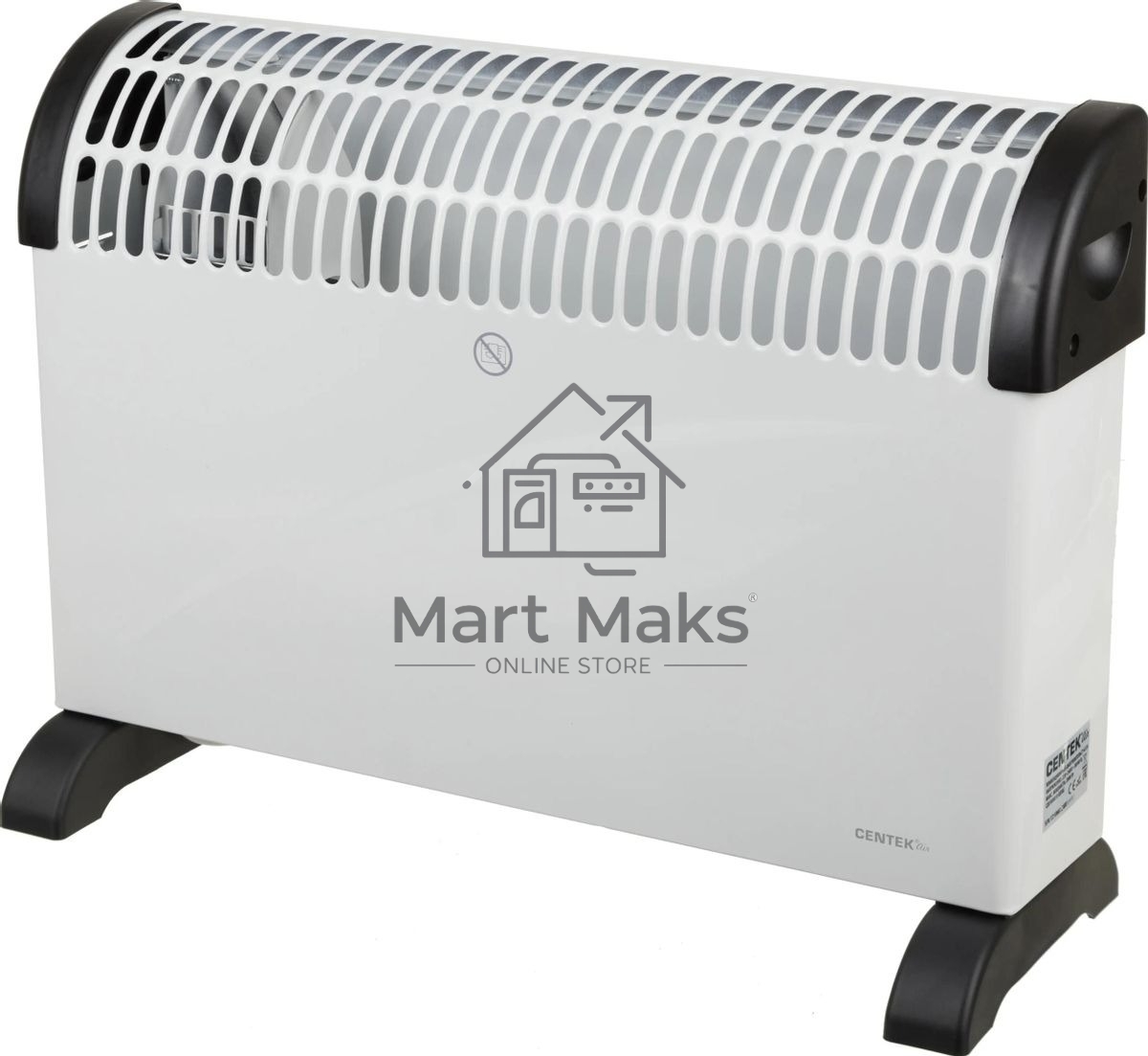 Конвектор Centek CT-6124 белый, 750/1250/2000 Вт, 20 м2, механический термостат