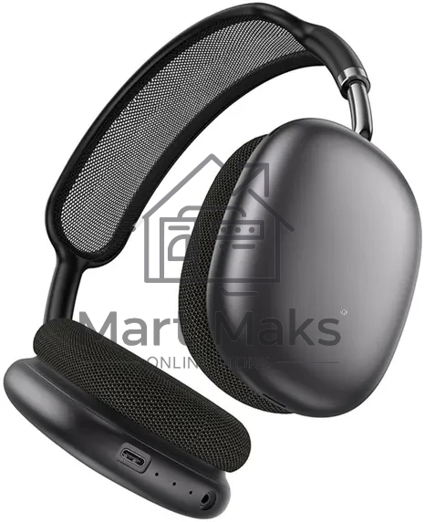 Наушники накладные Hoco W65 т.серый беспроводные bluetooth оголовье (50335)