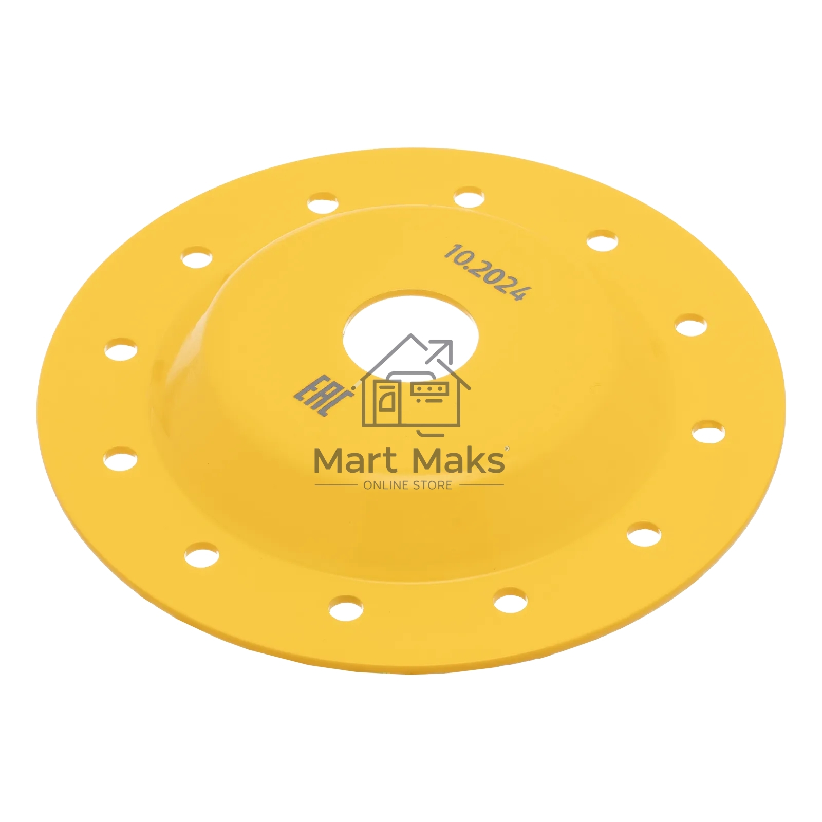 Чашка твердосплавная зачистная Denzel 125 мм, плоская, крупное зерно #8