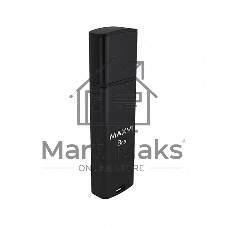 Флешка USB Maxvi MP2 black (FD8GbUSB20C10MP2), 8Gb, USB 2.0, R/W 15/5, черный