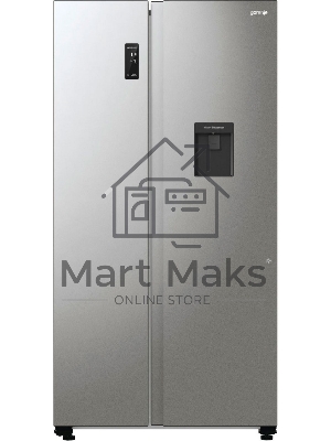Холодильник Gorenje NRR9185EAXLWD двухкамерный серебристый мат. инвертер