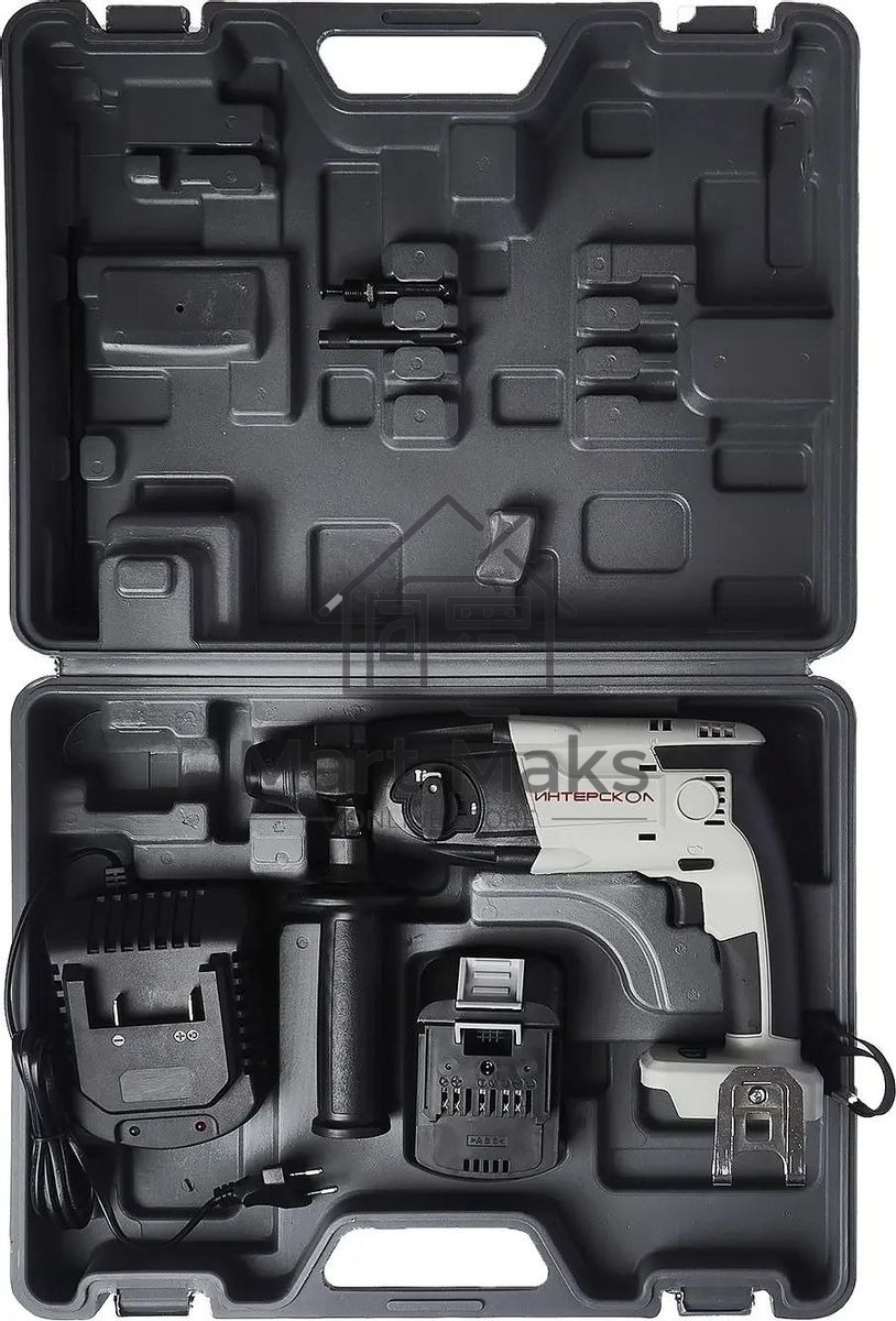 Перфоратор Интерскол ПА-18/18Л2 329.4.1.74 Li-ion, 1 аккум., 4А·ч, кейс