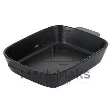 Форма для запекания MATTE BLACK квадратная 29,5x25,5x6,9см, жаропрочная керамика