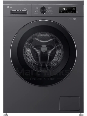 Стиральная машина LG F2Y1WS6J темно-серый, загрузка фронтальная 6,5 кг, 1200 об/мин., класс: A