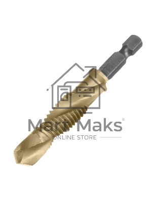 Сверло-метчик Denzel М12 х 1,75 мм, Р6М5