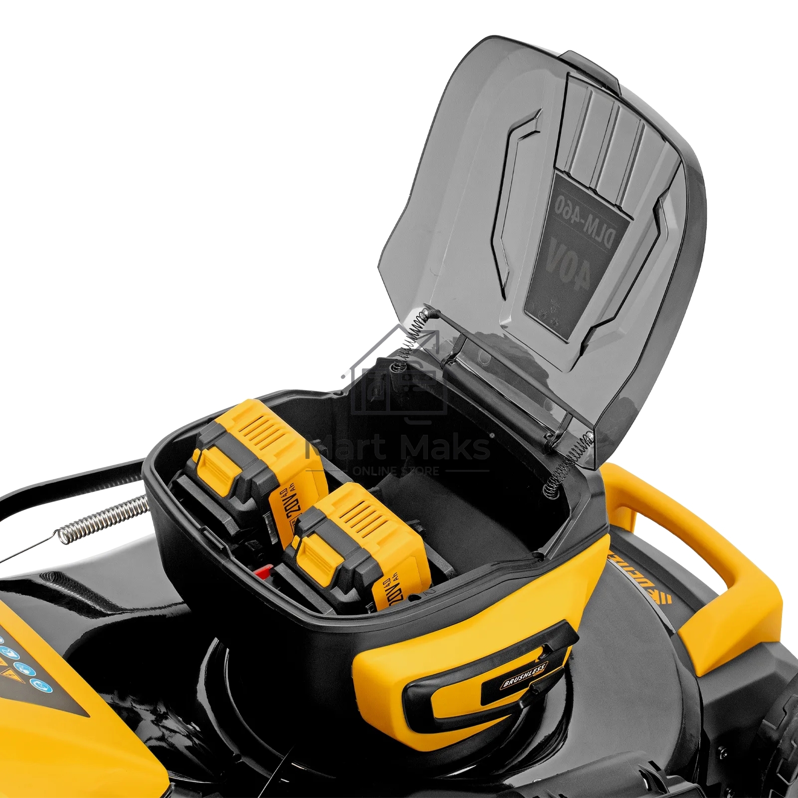 Газонокосилка аккумуляторная бесщет. Denzel DLM-460, 460 мм, травосб. 65 л., Li-Ion, 40 В