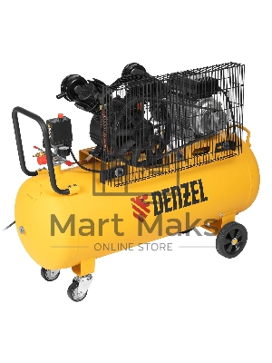 Компрессор воздушный Denzel BCV2200/100 рем. привод, 2,2 кВт, 100 л, 370 л/мин