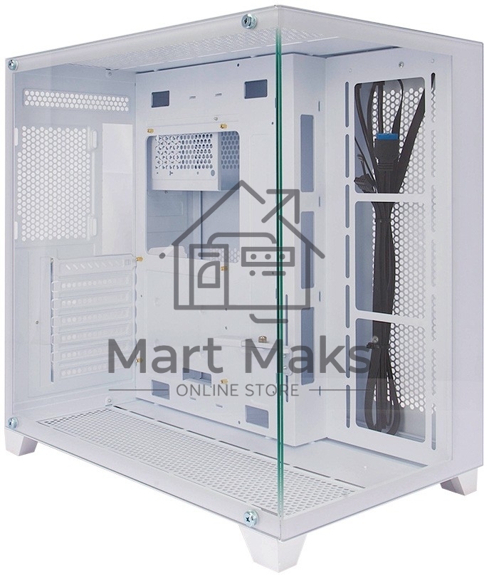 Компьютерный корпус 1STPLAYER MEGAVIEW MV8-TP белый/ATX/MV8-TP-WH