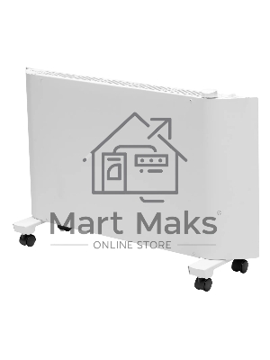 Конвектор Denzel XCE-2000 белый, 2000 Вт, 25 м2, термостат