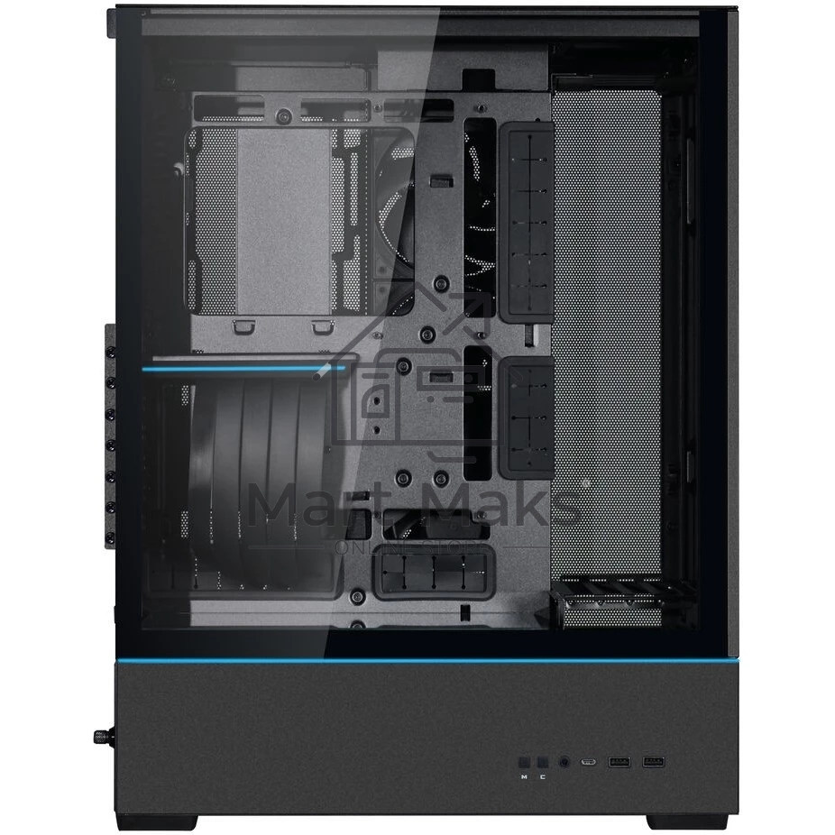 Компьютерный корпус MidiTower Lian Li SUP 01 Black RGB (ATX, без БП, ARGB, 2xUSB3.2 Type-A + USB3.2 Type-C) (G99.SUP01X.00)