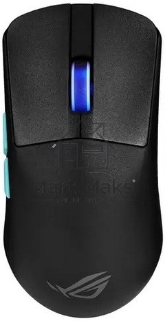 Мышь беспроводная/проводная ASUS ROG Harpe Ace Aim Lab Edition черный, 36000 dpi, радиоканал, Bluetooth, USB, кнопки - 5