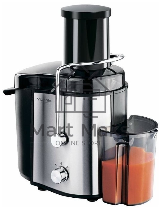 Соковыжималка центробежная Viconte VC-5001 1200 Вт, 0.75 л, серебристый/черный