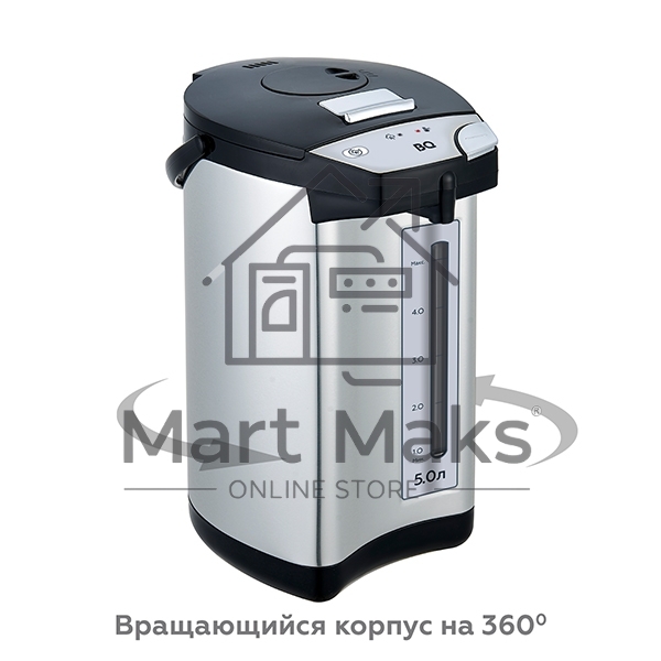 Термопот BQ TP532 черный/стальной 5 л, 750 Вт
