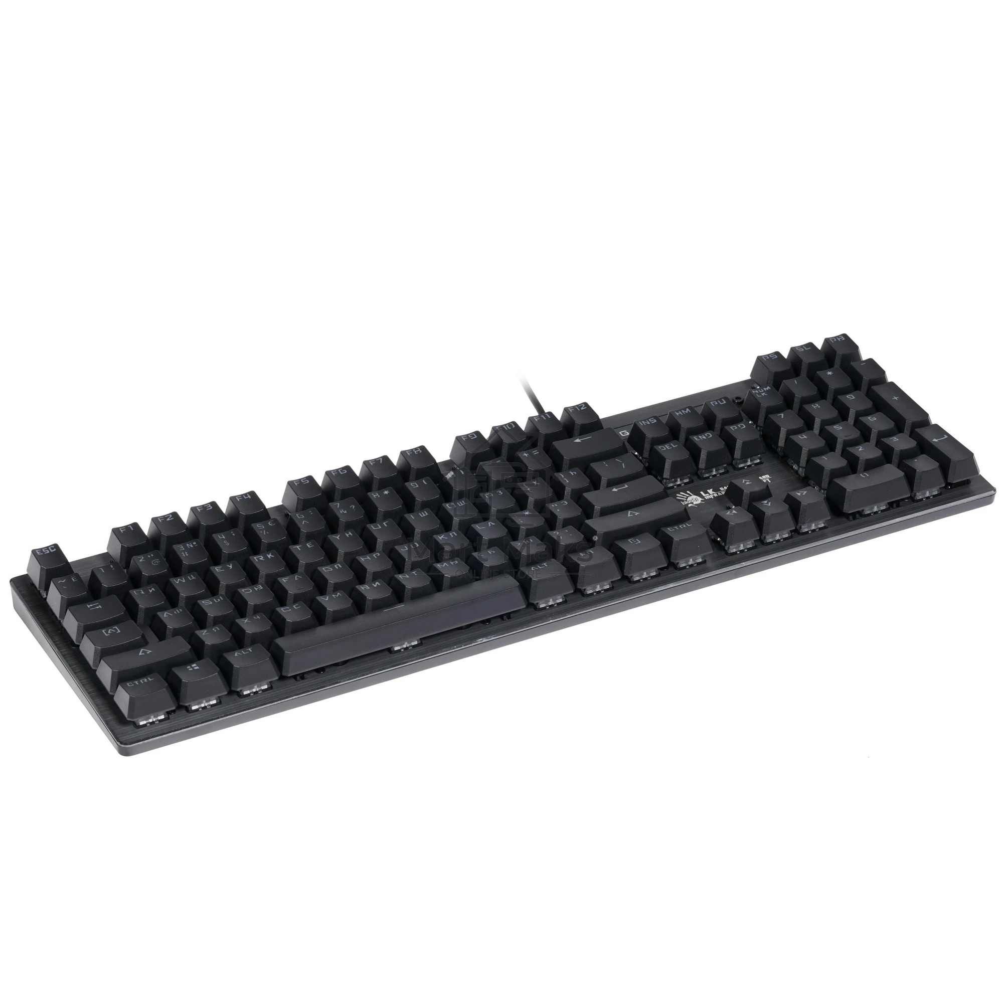 Клавиатура A4Tech B760 механическая черный/серый USB Gamer LED