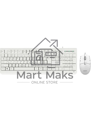 Комплект клавиатура + мышь Acer OCC400 клав:белый мышь:белый USB (ZL.ACCCC.014)