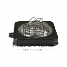 Плита настольная электрическая Blackton Bt HP102B чёрный, 1 кВт, ТЭН, конфорки - 1, нержавеющая сталь, поворотные переключатели