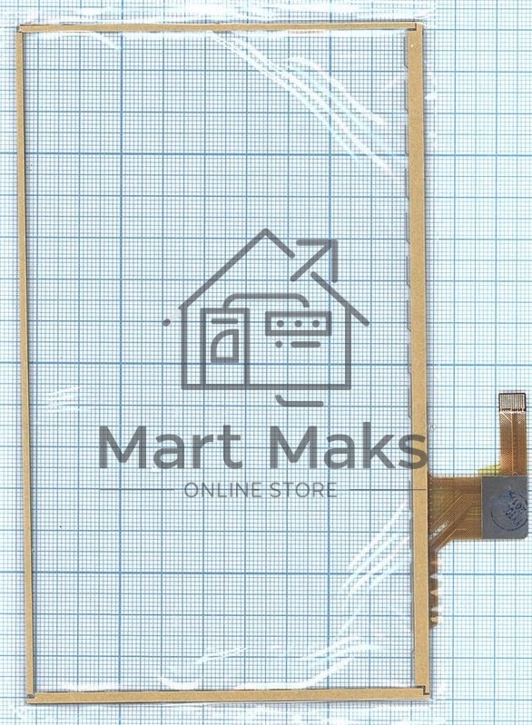 Сенсорное стекло (тачскрин) CTP070032-FPC_1.0, черное