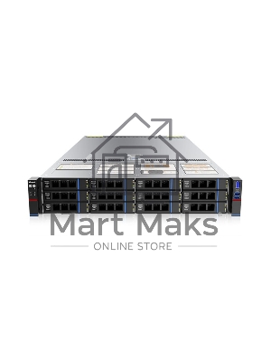 Серверная Платформа Gooxi SL201-D12R-NV-G4 2U Direct-attached Backplane 12_2.5/3.5 SAS/SATA/NVMe Hard Drive Bay Eagle-stream Server Barebone + 800W CRPS modules + standard rail kit