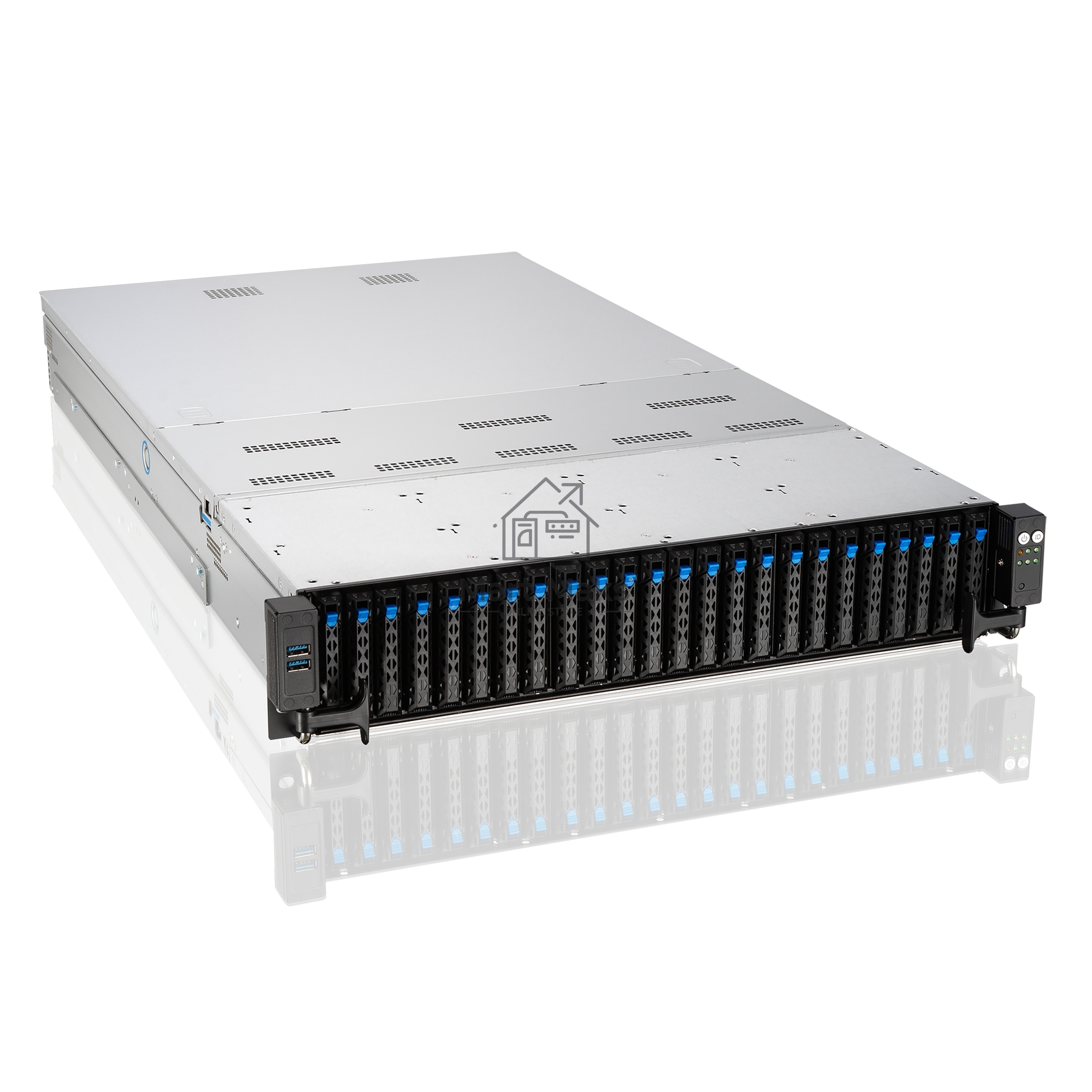 Серверная платформа ASUS RS720A-E11-RS24U/10G/1.6KW/24NVMe/OCP