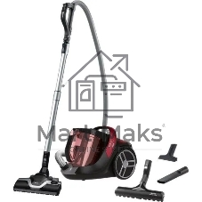 Пылесос Tefal TW7253EA красный/черный, 550 Вт, уборка сухая, пылесборник контейнер 2.5 л