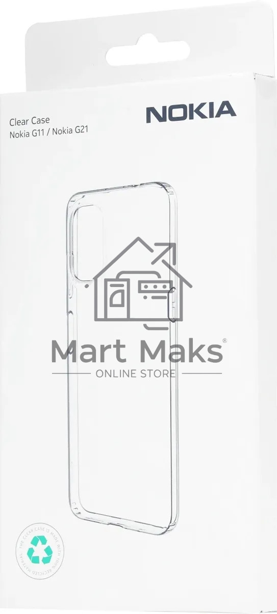Чехол (клип-кейс) Nokia Clear Case, для Nokia G11/G21, прозрачный 8p00000192