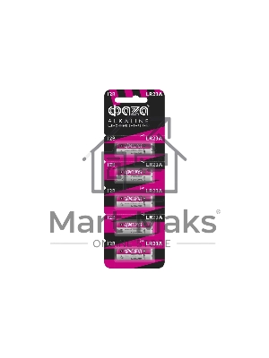 Элемент питания алкалиновый LR23A 12В для пультов сигнализаций Alkaline BL-5 (уп.5шт) ФАZА 5003248