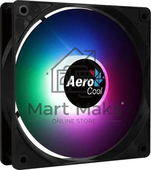 Вентилятор для корпуса Aerocool / Formula Frost 12 PWM FRGB черный, 120 мм, 1500 об/мин, 27.5 дБ, 4 pin