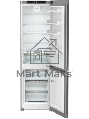 Холодильник Liebherr CNsff 5703 серебристый двухкамерный 266/94л морозилка снизу, капельная система