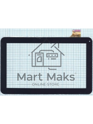 Сенсорное стекло (тачскрин) WJ608-V1.0 (V2.0), черное