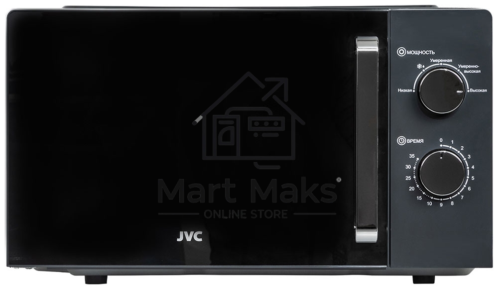 Микроволновая печь JVC JK-MW148M графит, 20 л, 700 Вт, переключатели - поворотный механизм