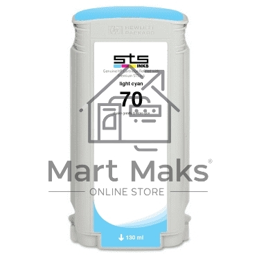 Картридж струйный HP №70 C9452A голубой для HP DJ Z2100/Z3100 (130мл)