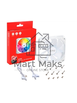 Вентилятор для корпуса ADATA XPG VENTO R 120 ARGB PWM белый, 120 мм, 1600 об/мин, 32 дБ, 4 pin