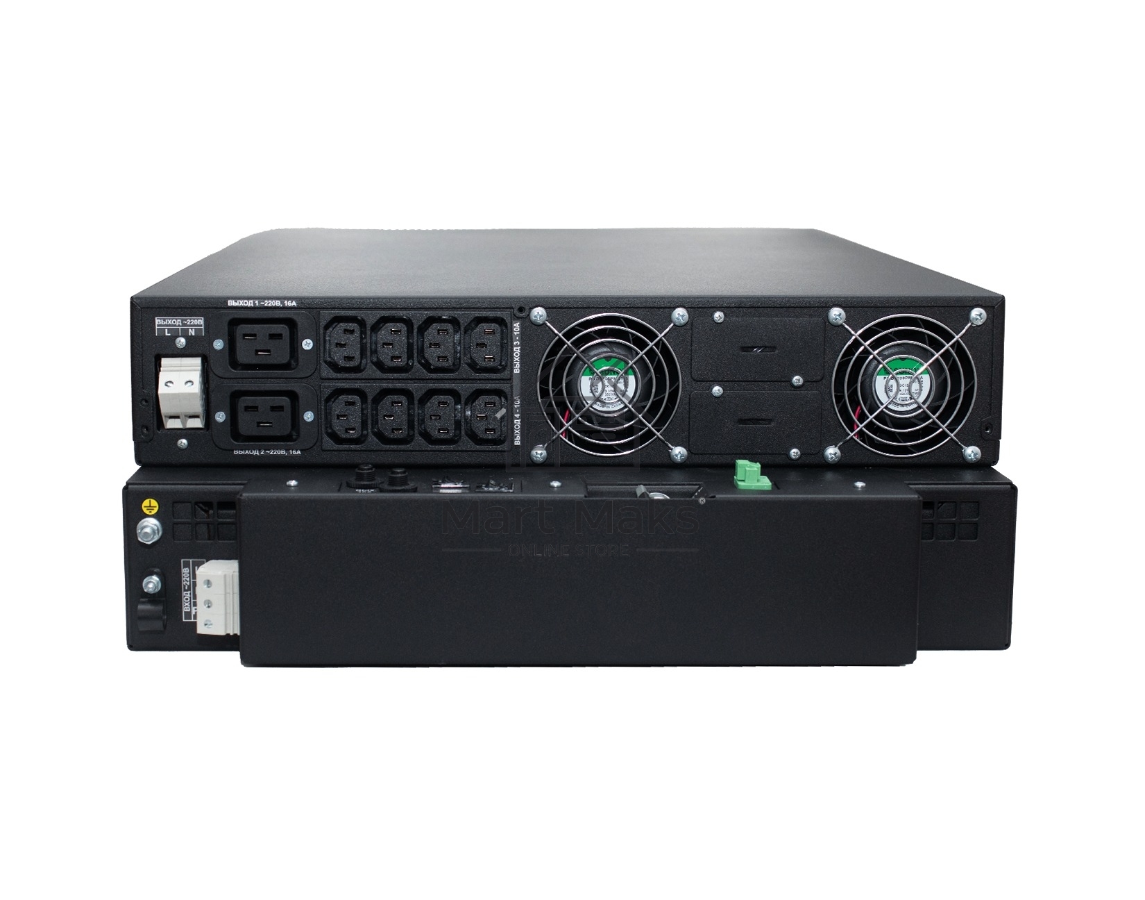 Источник бесперебойного питания Штиль STR1106SL 5400Вт 6000ВА черный