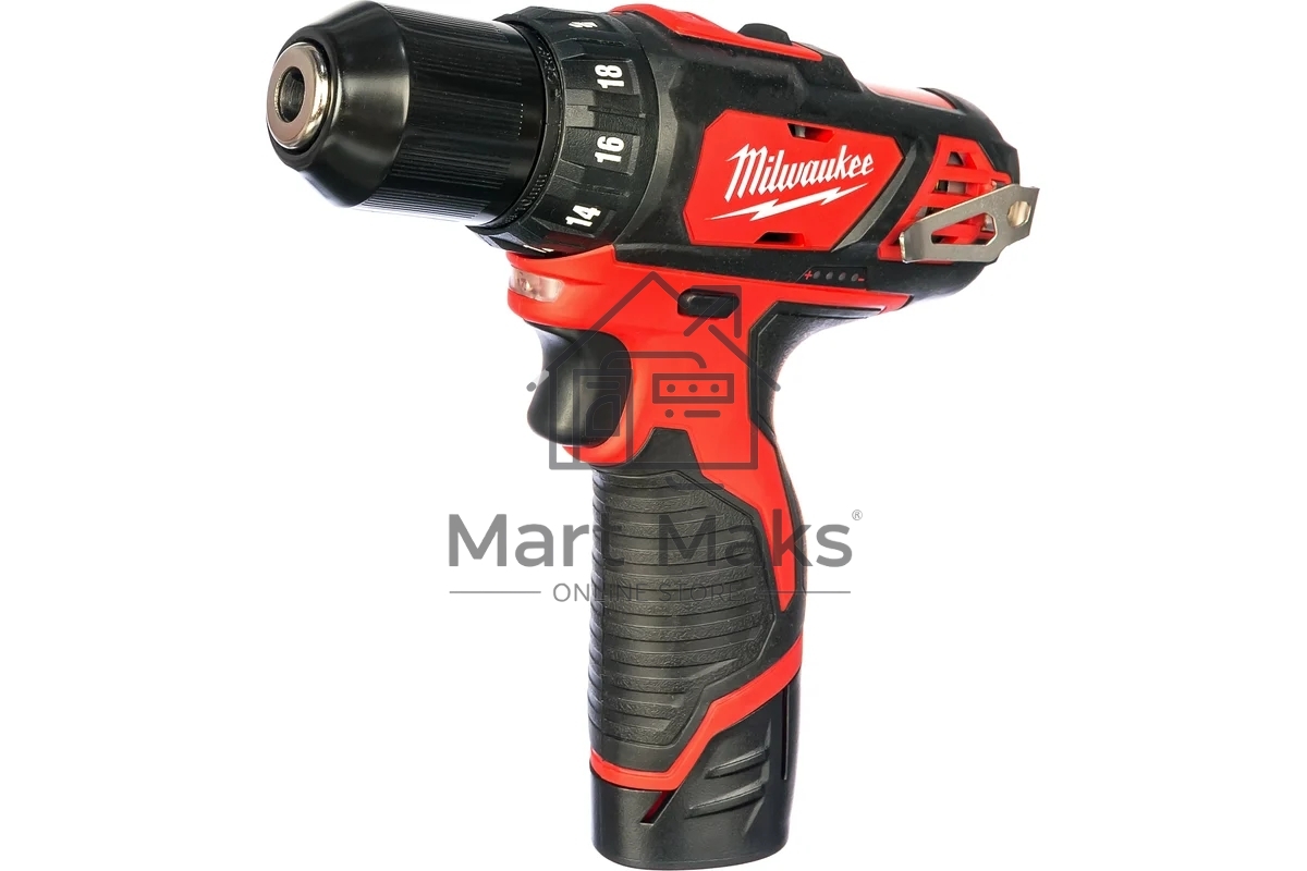 Аккумуляторная дрель-шуруповерт Milwaukee M12BDD-202С Li-Ion2Ач 4933441915