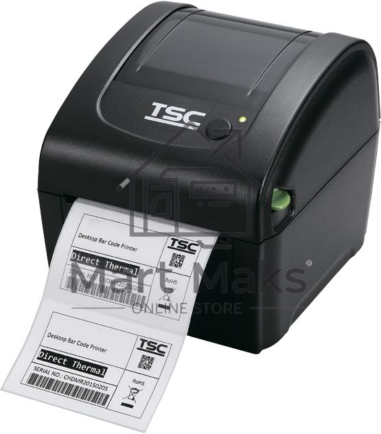 Принтер этикеток TSC DA-220 прямая термопечать, 203 dpi, 152 мм/сек, Ethernet, RS-232, USB, черный