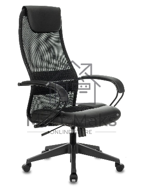 Кресло Бюрократ CH-608/BLACK TW-01 TW-11 черный, экокожа