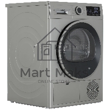 Сушильная машина Bosch WQG1420XME серый, 9 кг, сушка - конденсационная, программ - 15, 59.8 x 84.2 x 64.8 см
