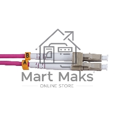 Патч-корд оптический Cabeus FOP-50-OM4-LC-LC-1m duplex LC-LC 50/125 мм OM4 1м LSZH