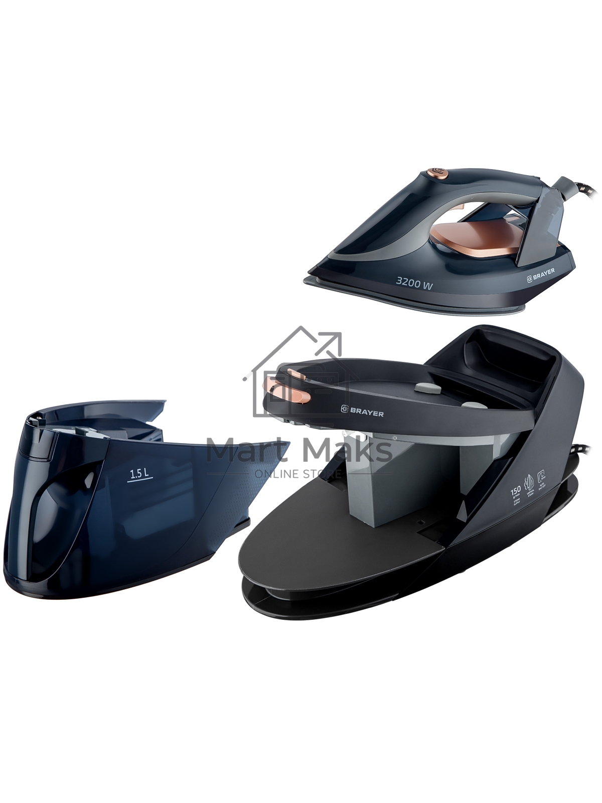 Паровая станция BRAYER BR4157 3200 Вт