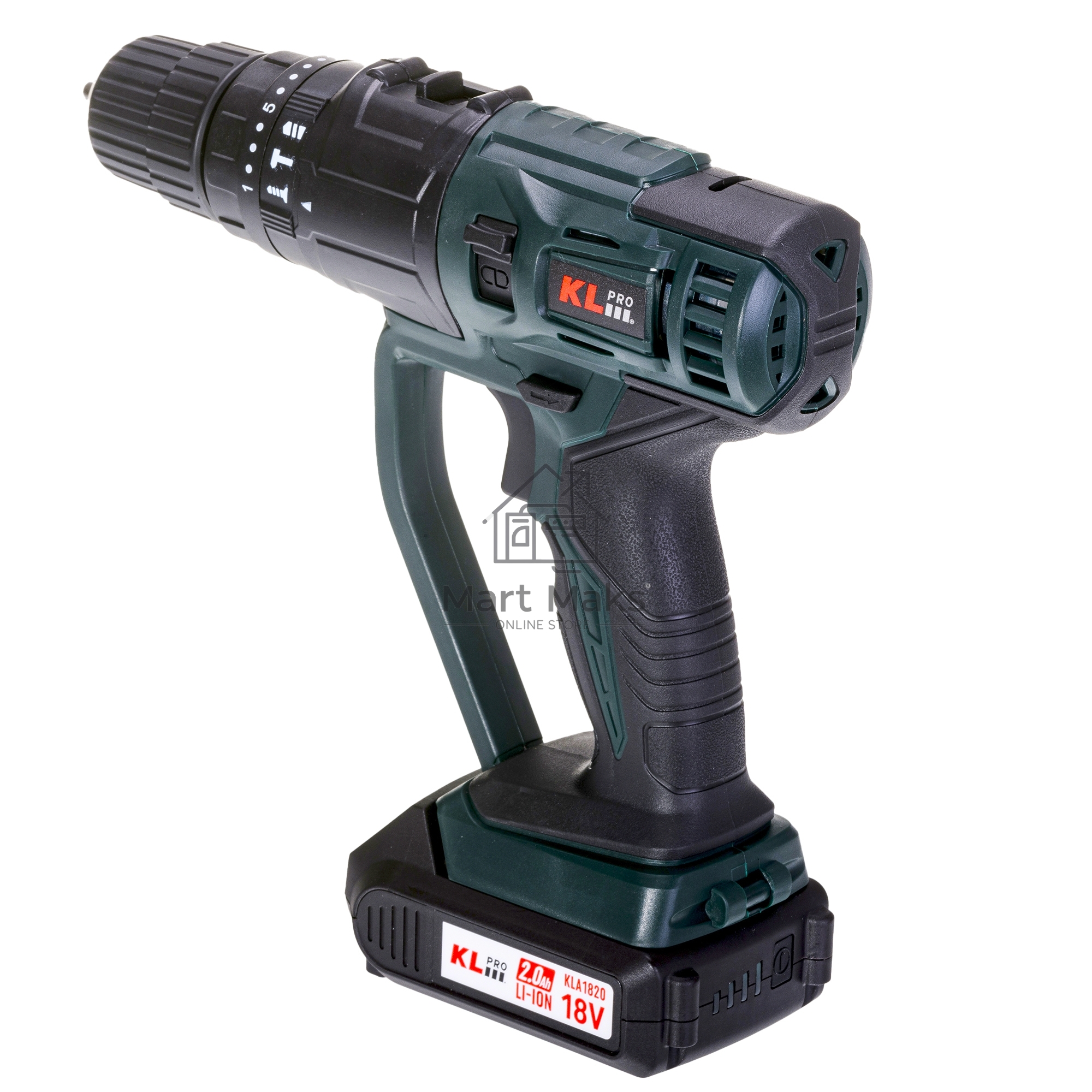 Профессиональный беспроводной мульти сет KLPRO KLMS18-20 4в1 реноватор/уд шуруповерт/диск пила/лобзик (18В, Li-ion-2шт, 2.0А·ч,З/У, сумка + 20 аксес)