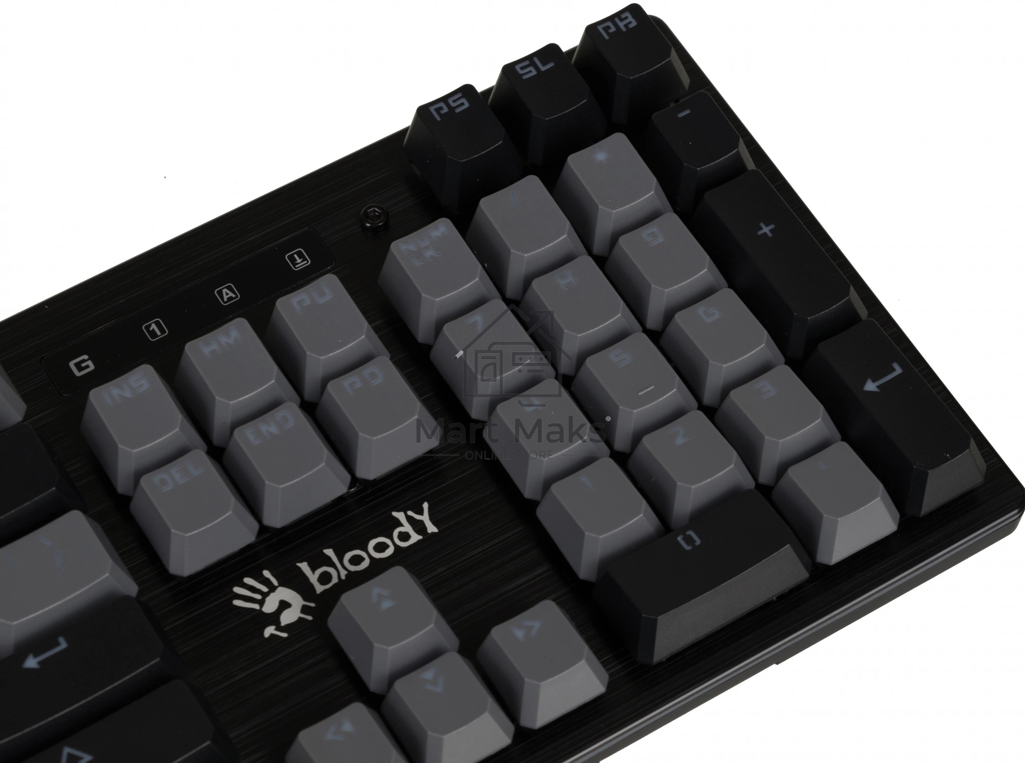 Клавиатура проводная A4Tech Bloody B828N USB черный/серый