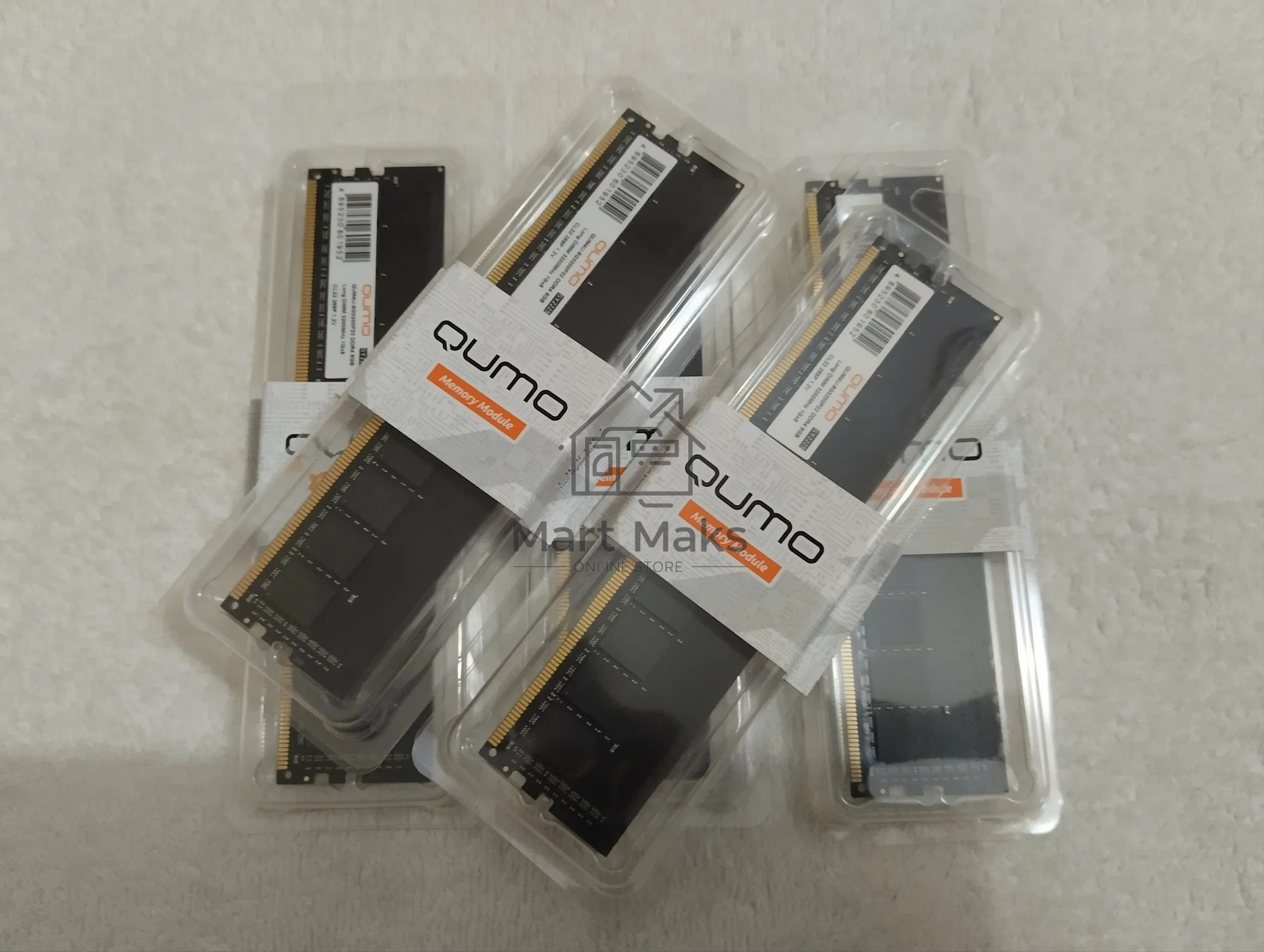 Оперативная память QUMO, DDR4, 8GB (1x8GB), 3200MHz, CL22, DIMM